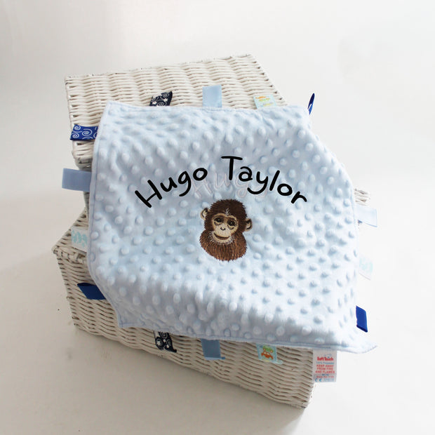Taggie Animal Embroidered Bubble Personalised Comforter