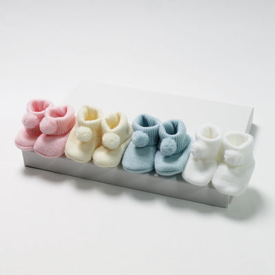 Pom Booties (Various Colours)