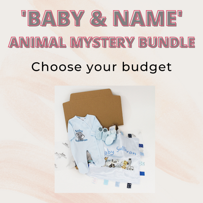 'Baby & Name' MYSTERY BUNDLE (ANIMAL PERSONALISED OPTION)