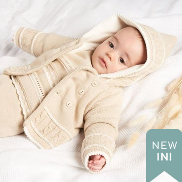 Beige Baby Knitted Jacket