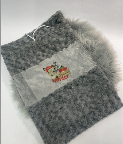 DEFECT - ‘Hunter’ grey Christmas sack