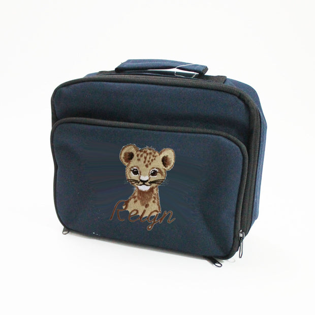 Personalised Animal Embroidered Lunchbox - Various Animals