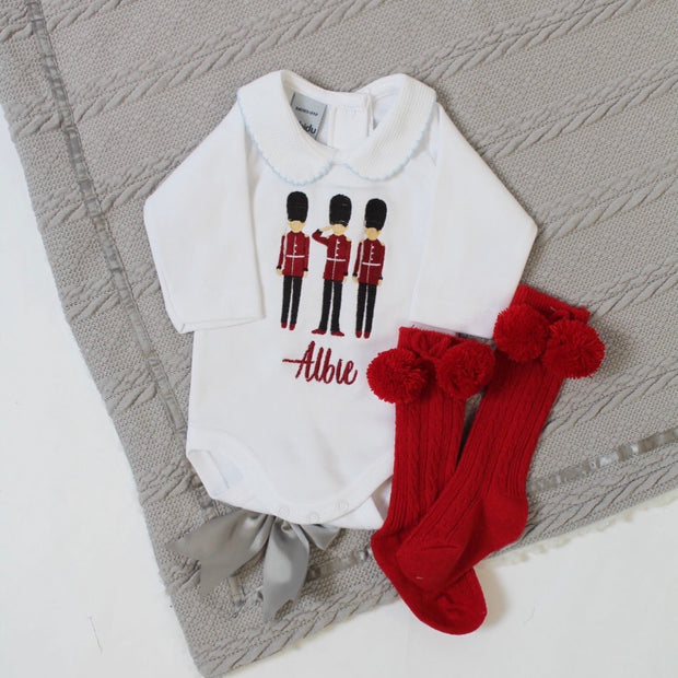 Embroidered British Guard Personalised Babyvest
