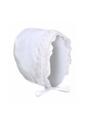 White Lace Bonnet