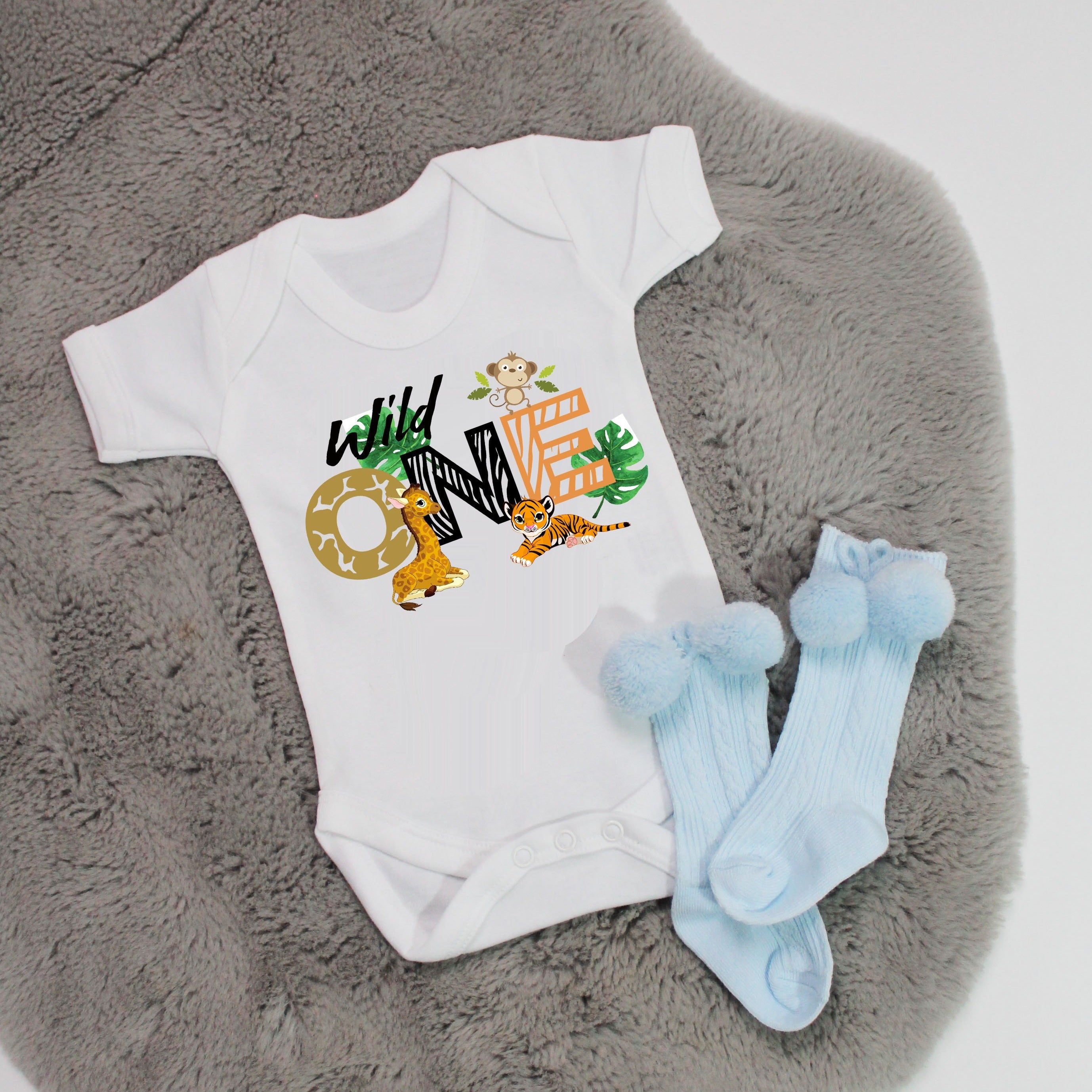 Wild ONE Bodysuit Babygrow – Lavish Little Style Baby